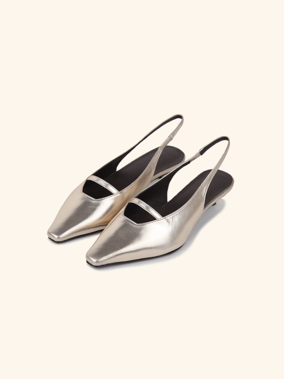 러브듀이 SILHOUETTE slingback / 빈티지골드 상품 이미지 3