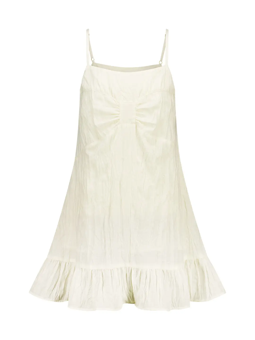 마가린핑거스 WRINKLE RIBBON ONE-PIECE (CREAM) 상품 이미지 1