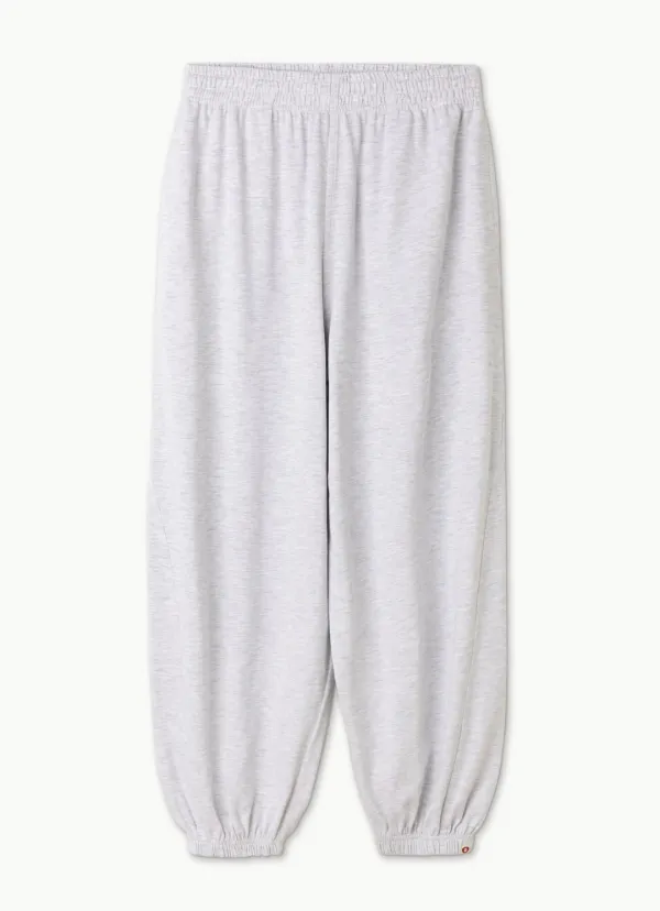 [Re-Stock] Diagonal jogger pants (Unisex)_Melange Grey
