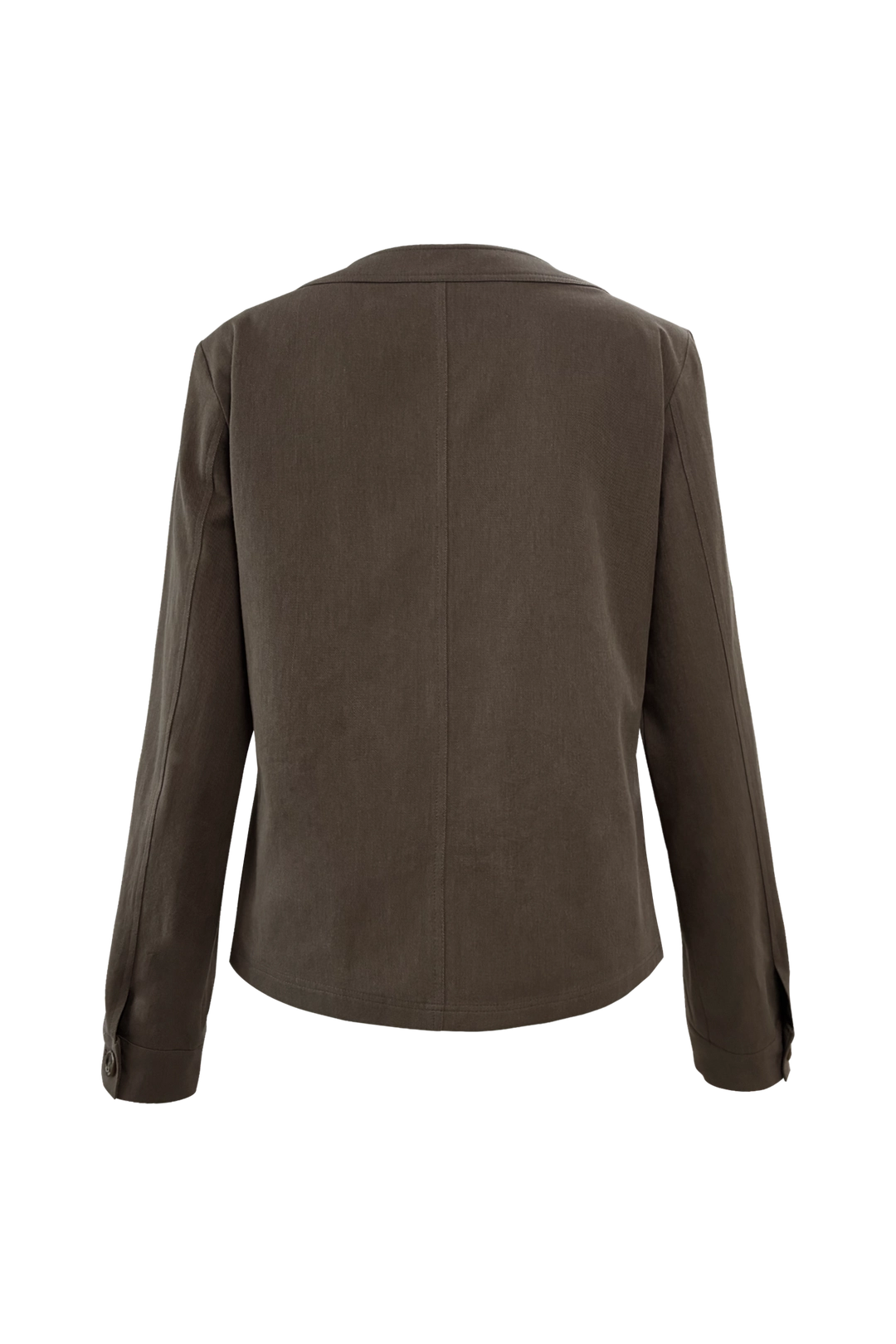 체메씨 BLUSH BOW ROUND JACKET (BROWN) 상품 이미지 3