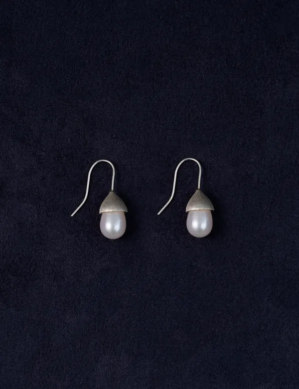 Pearl Bell Drop Earring