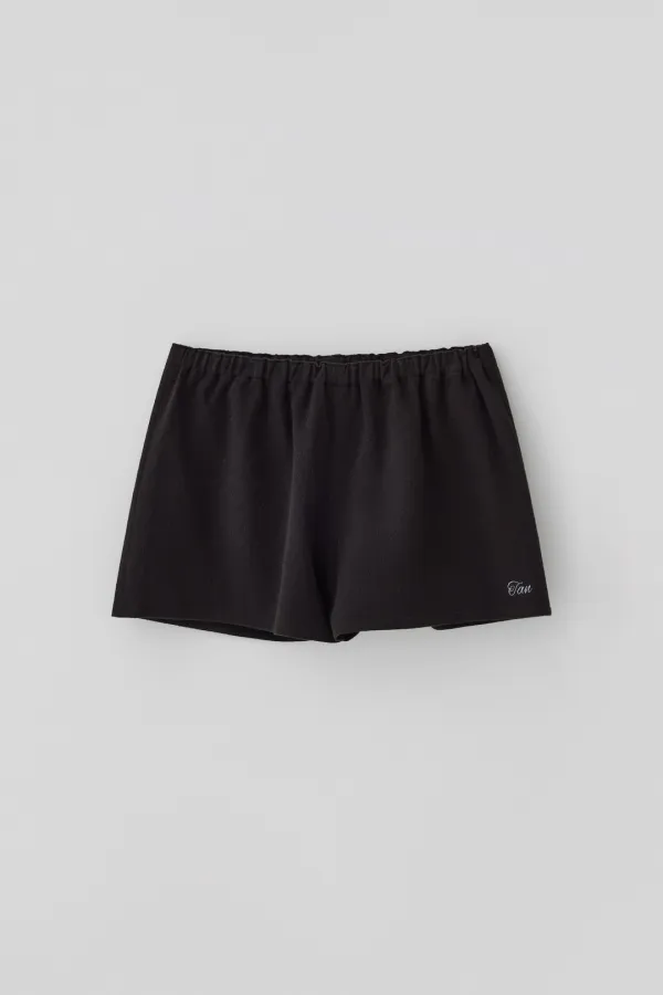 (1st re-stock) T/T Canvas banding shorts (black)