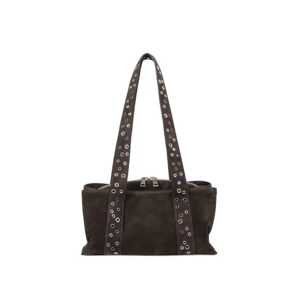 [6/2 예약배송] SHELL DUFFEL MINI [SUEDE MOCHA EYELETS]