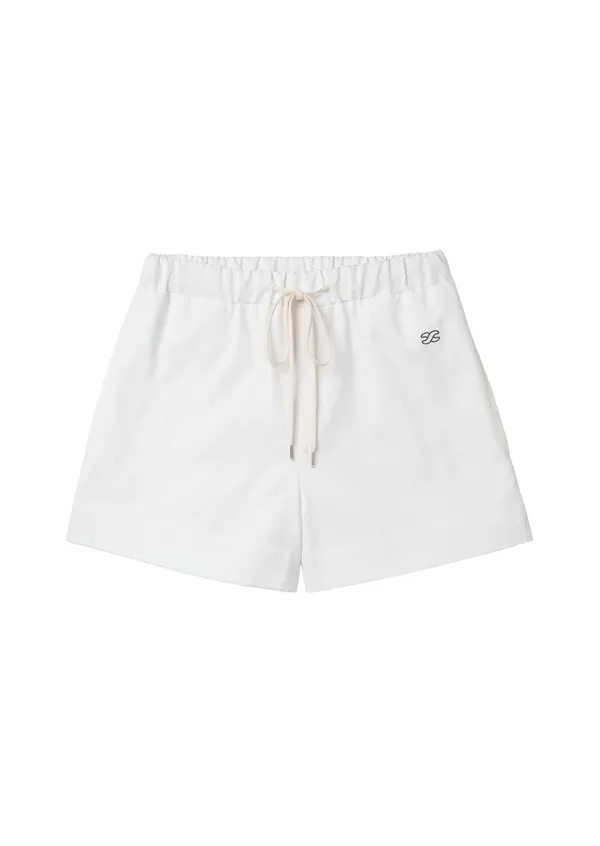 Basic Banding Shorts_White