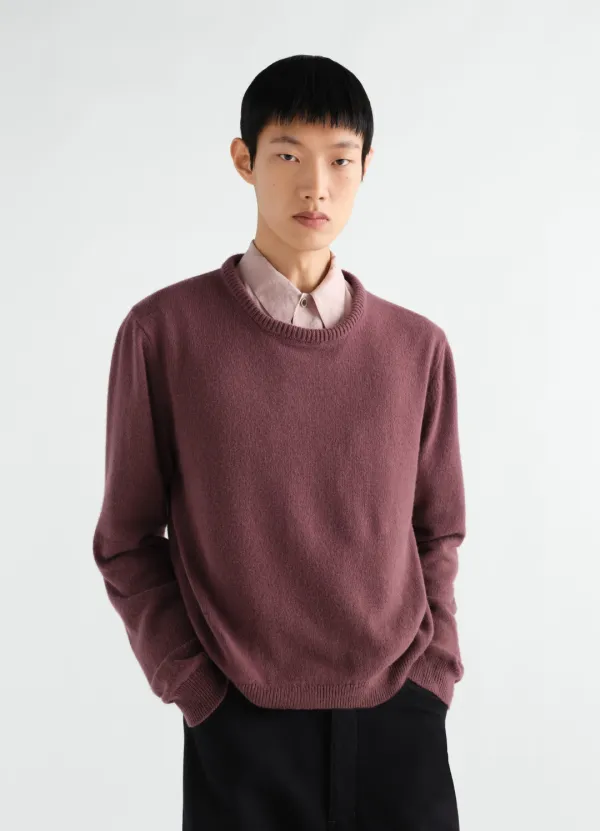 CREW-NECK SWEATER IN ALPACA WOOL BLEND