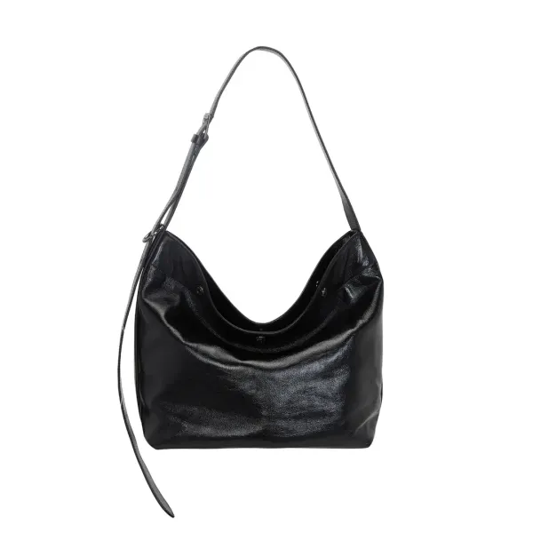 Perfec Button Up Soft Hobo S (퍼펙 버튼 업 소프트 호보 스몰) Black