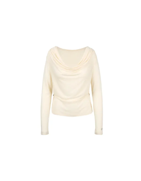 2way Button Muted Top (Ivory)