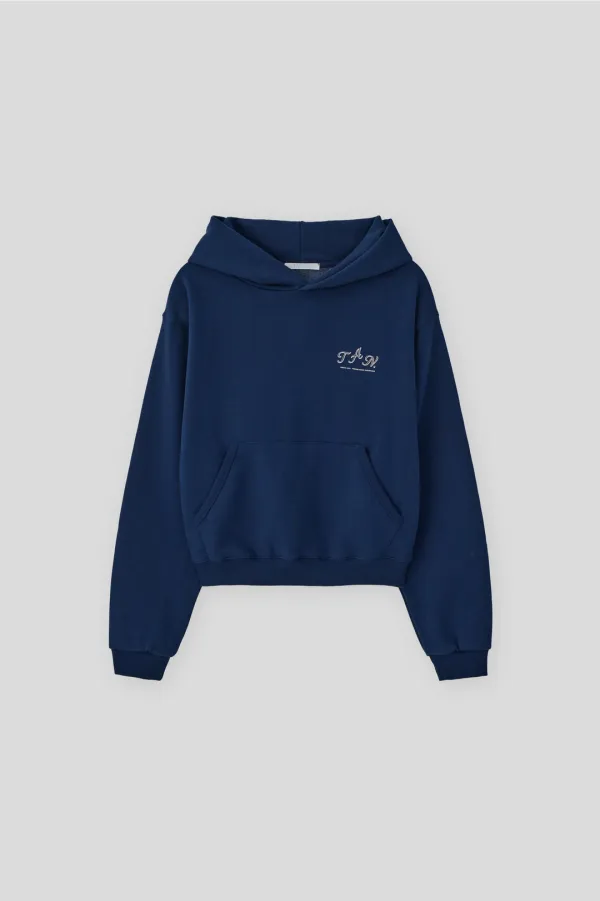 T/T Mute warm hoodie (navy)