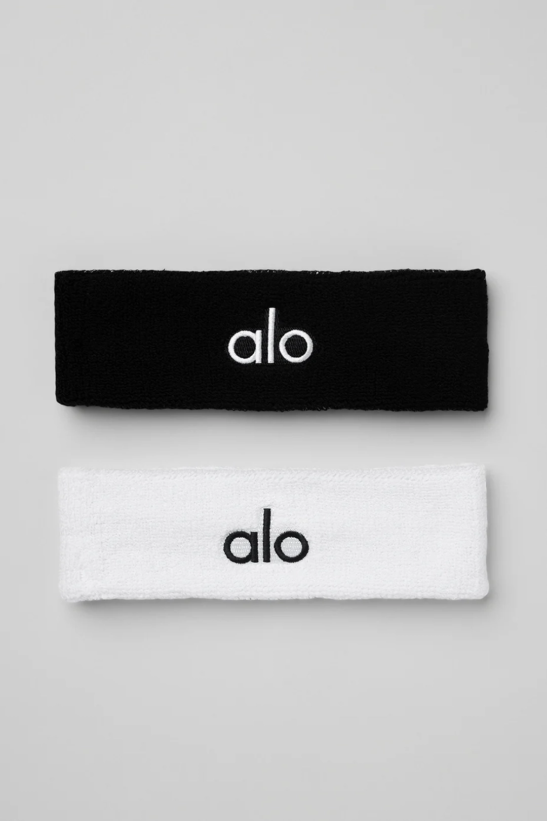알로요가 Glow Sweatband (2-Pack) - Black/White 상품 이미지 1