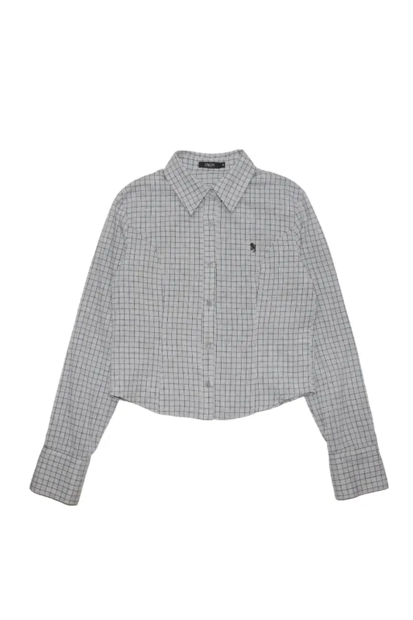 FARMER CHECK SHIRT GRAY