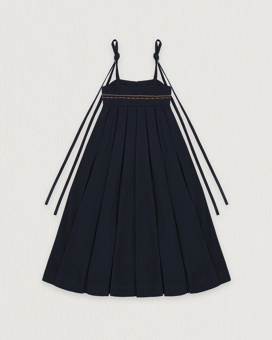 플레따 flétta Embroidery Overall Pleats Skirt_2 Colors 상품 이미지 3
