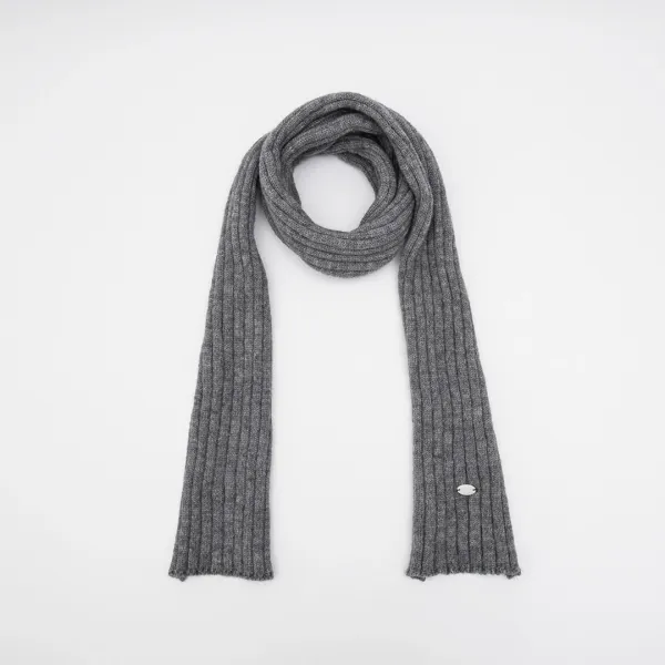 (MU-0028)RIBBED TIE SLIM MUFFLER