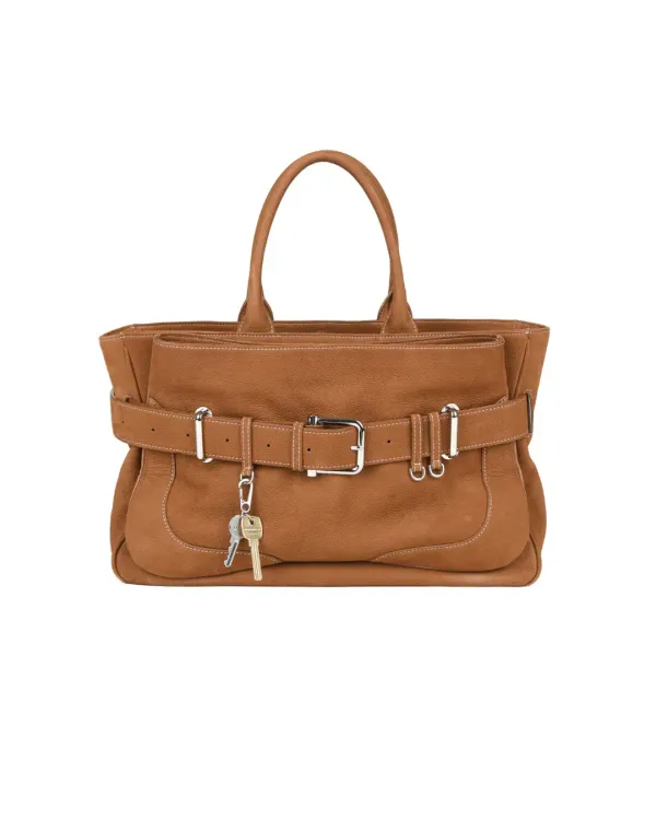 TOTE BROCLE [NUBUCK TAN]