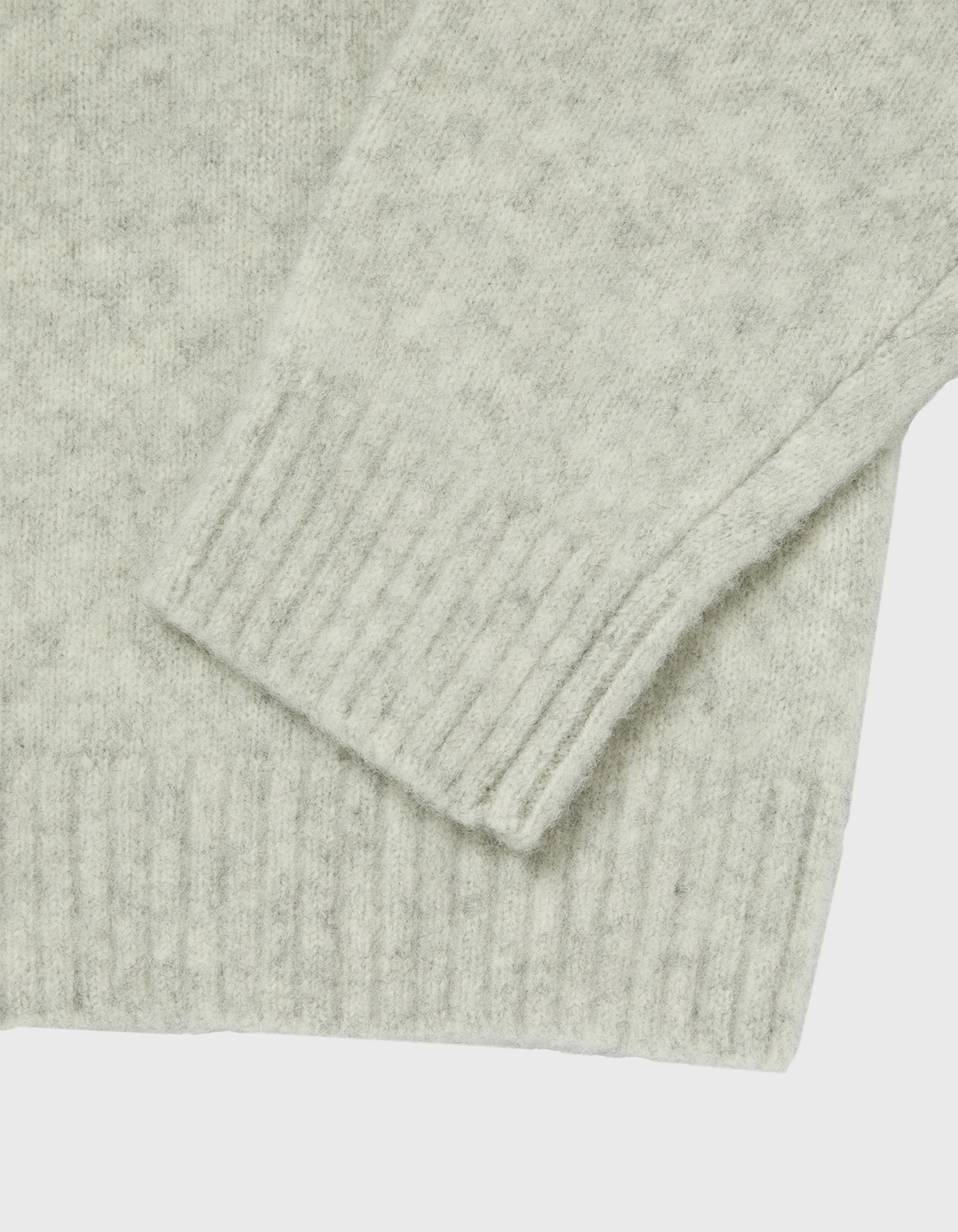 헤리티지플로스 CREST SHAGGY DOG ROUND CARDIGAN / M.Grey 상품 이미지 3