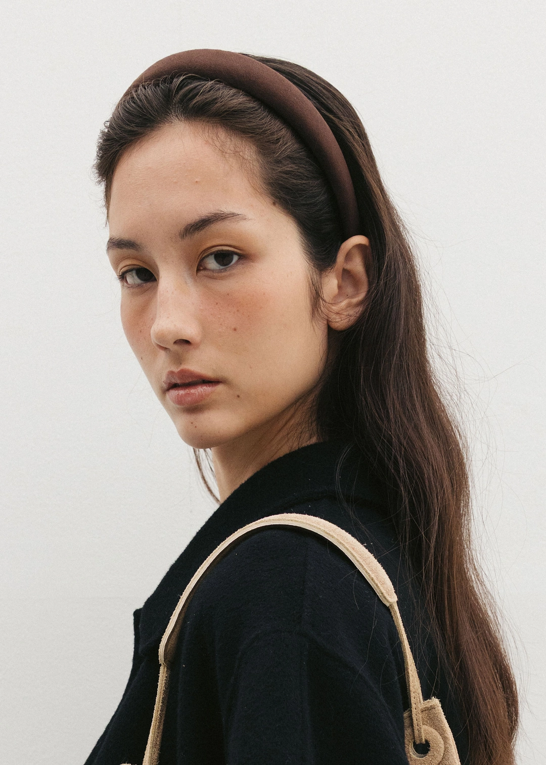 더라이 Suede Hair Band(Brown) 상품 이미지 2