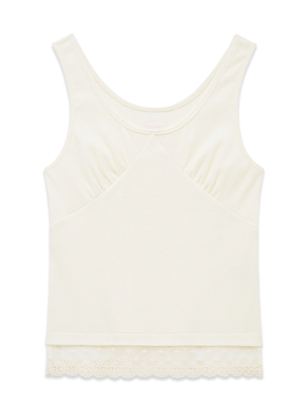 마가린핑거스 LACE DETAIL SLEEVELESS (CREAM) 상품 이미지 1