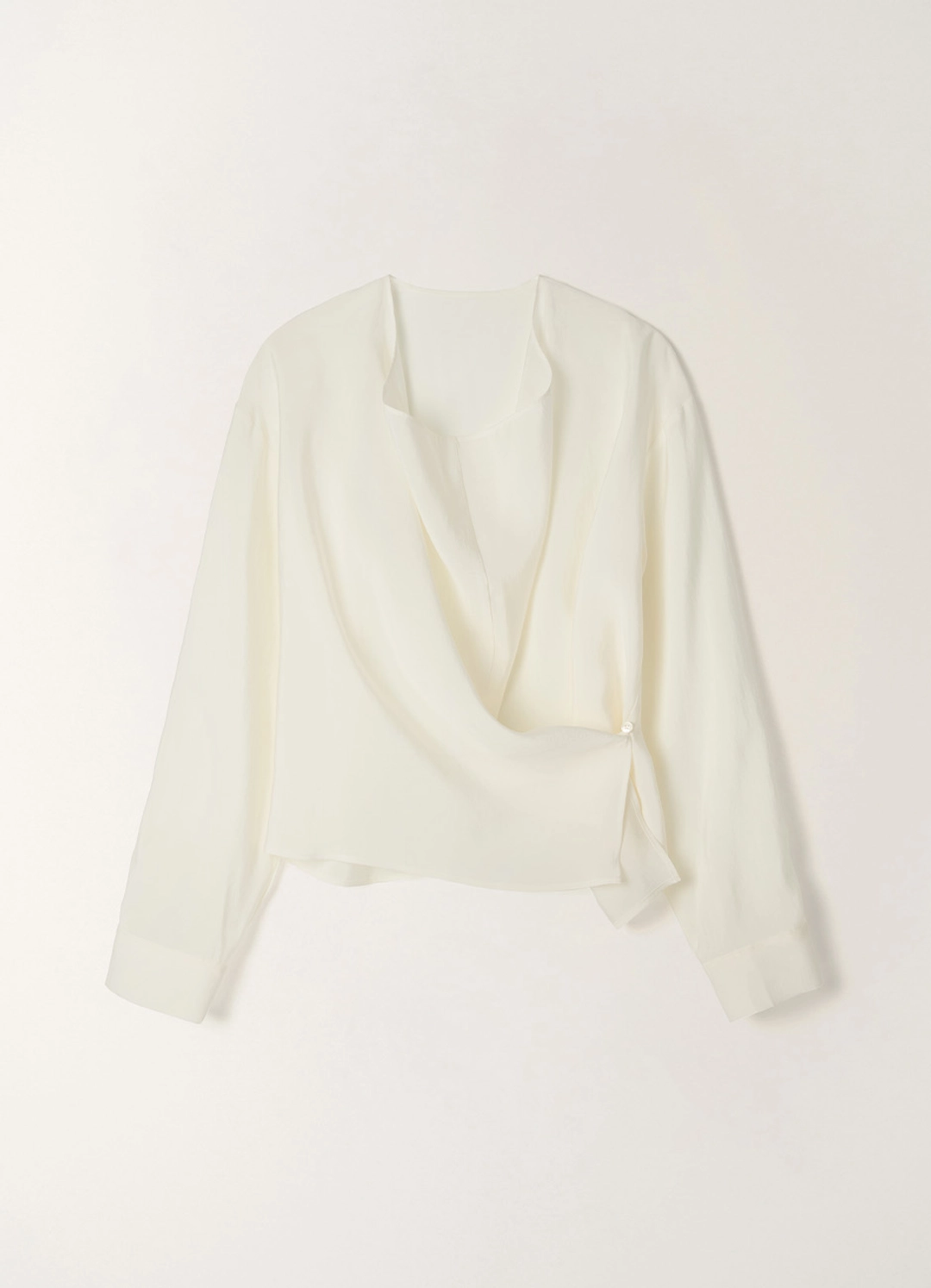 안젤로비안코 Cowl Neck Wrap Blouse 상품 이미지 1