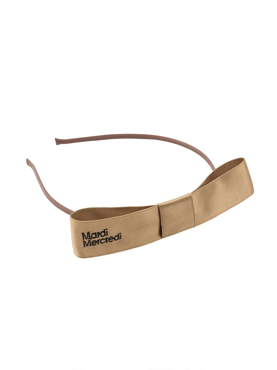 마르디 메크르디 HAIR BAND RIBBON_BROWN 상품 이미지 1