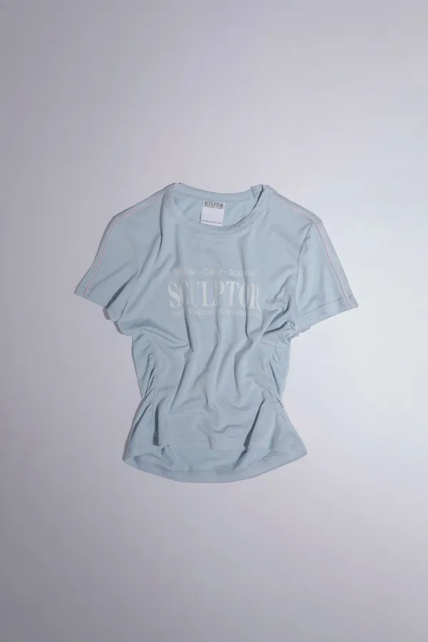 Sports Lettering Tee Baby Blue