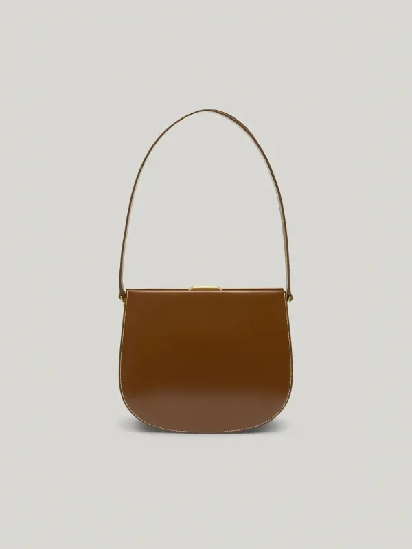 LUNE FORME BAG (COGNAC BROWN)