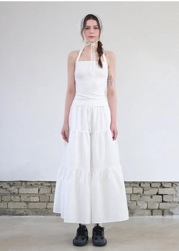  [25-38]  Lyra Cancan Shirring Long Skirt  라이라 캉캉 셔링 롱 스커트 (봄-여름-가을-데일리룩-캐주얼룩-러블리룩-꽃놀이룩-셔링-캉캉-롱스커트-빅사이즈-자체제작) 