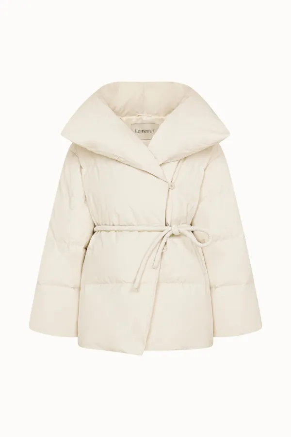 [3차 리오더]High-Neck Goose Padding[LMBEWI24PD901]-Cream