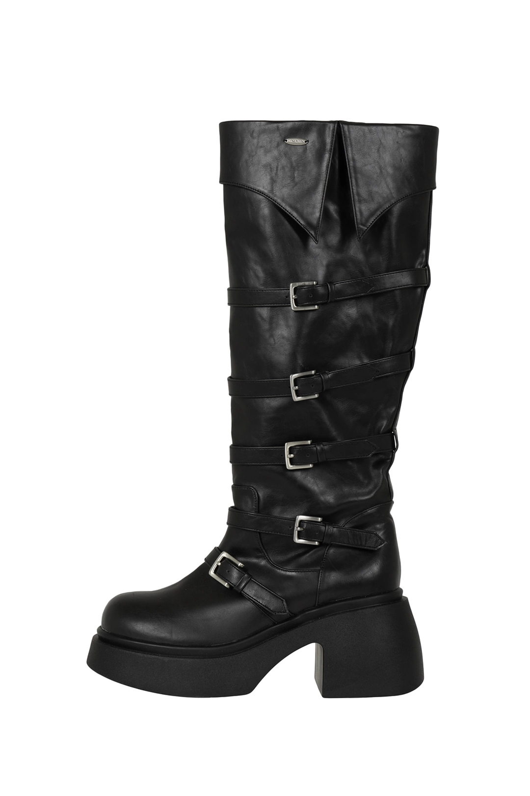 시너진 WESTERN BUCKLE BOOTS BLACK 상품 이미지 2