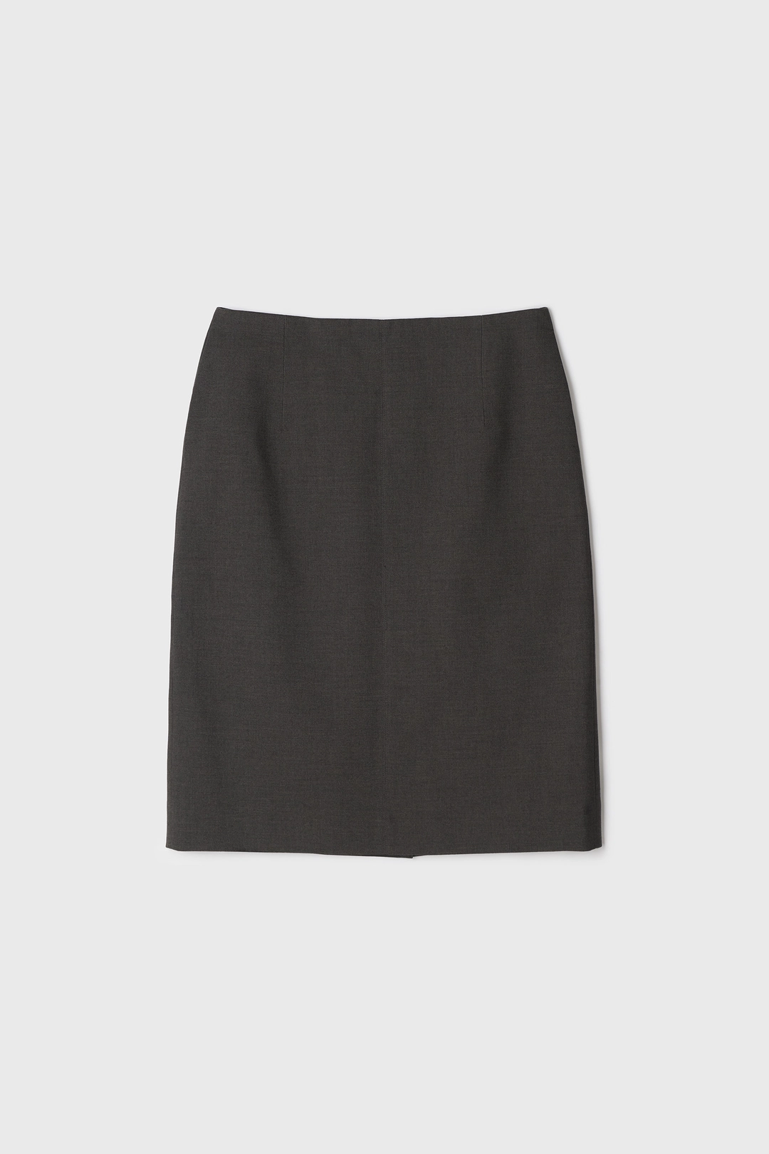 네세서리 Tencel Pencil Midi Skirt (Brown) - ncssry 상품 이미지 1