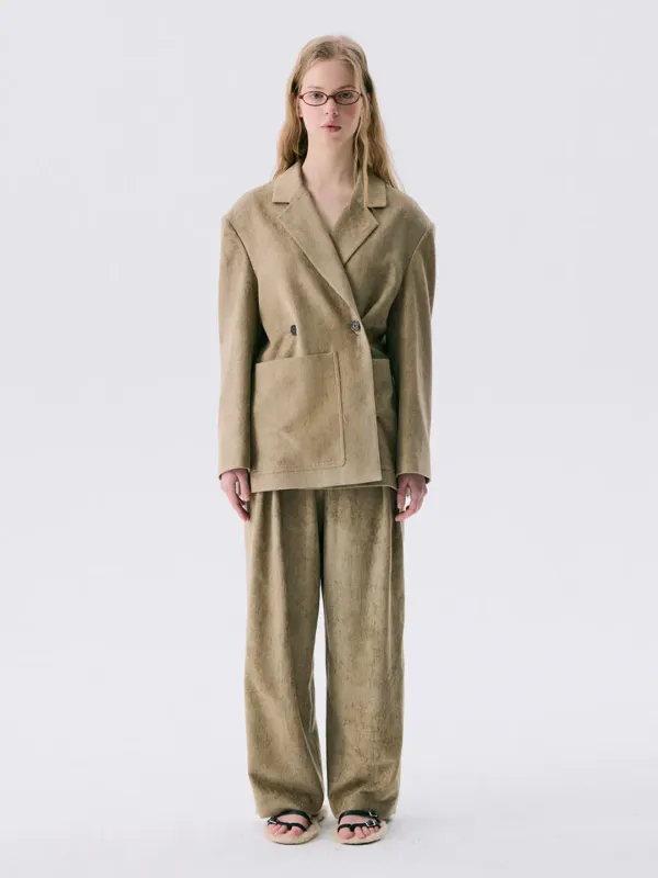 25 Corduroy Wide Pants_Light Khaki