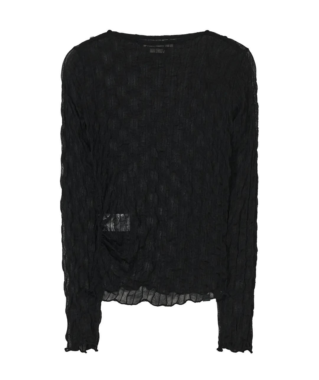 타입서비스 Side Shirring Button Top [Black] 상품 이미지 1