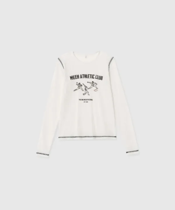Love baseball long sleeve (White)