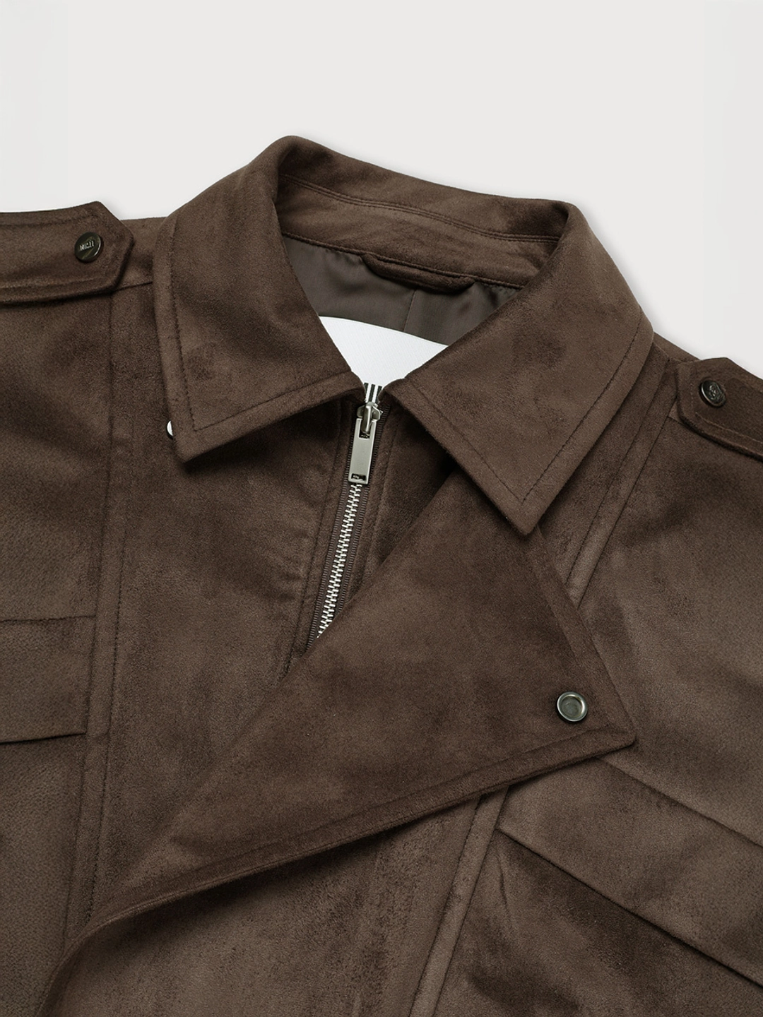 뮤제 MADRID Oversize Suede Jacket_Suede Brown 상품 이미지 3