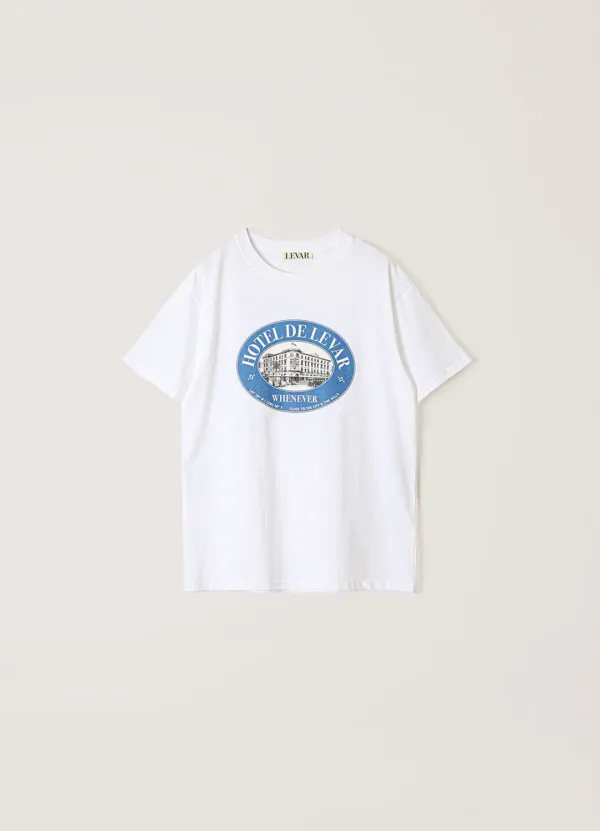 Hotel De Levar T-Shirt - Off White
