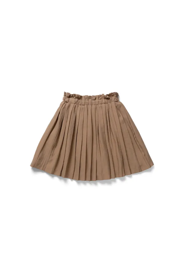 Rose flare skirt_mocha