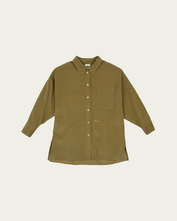 Mode Corduroy Shirt - Olive