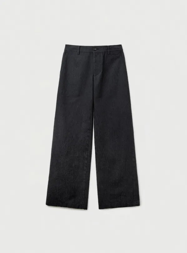 WASHED STRIPE PANTS