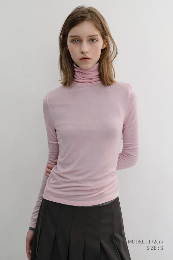 [LIMITED OFFER] ESSENTIAL ROLL NECK TOP SOFT PINK_UDTS6D221P1