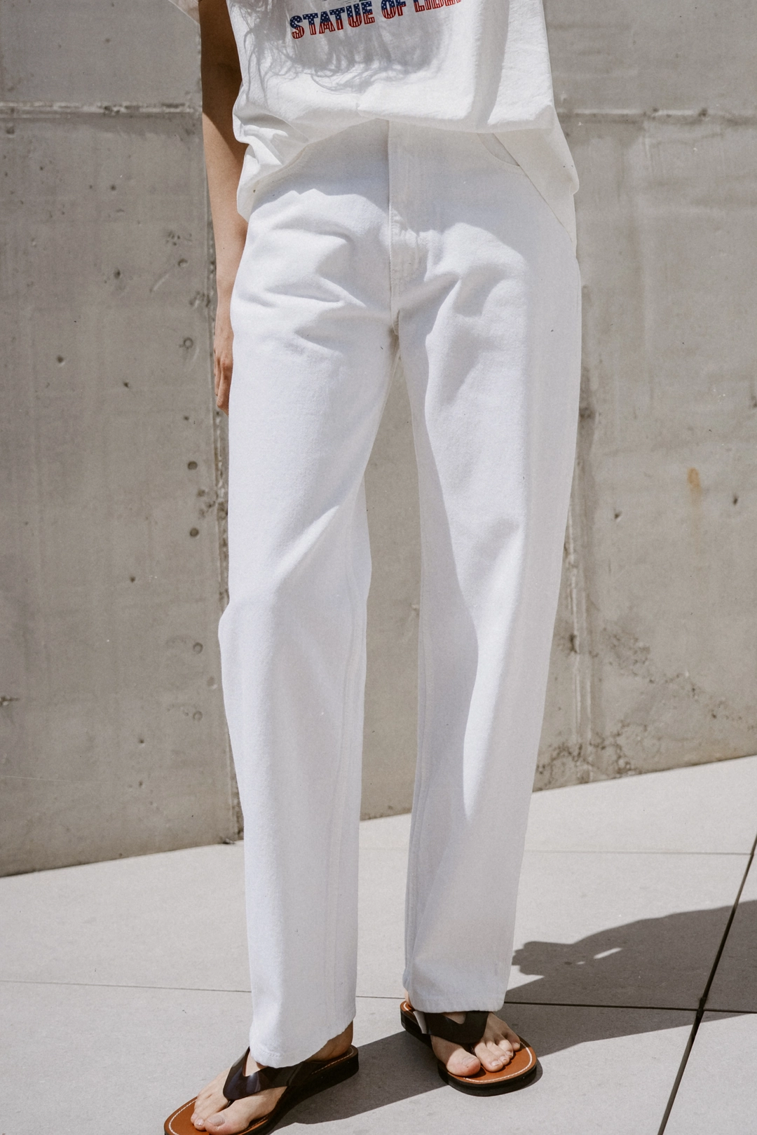 스앨더 20672_Ivory dropped crotch jeans [dh] 상품 이미지 3