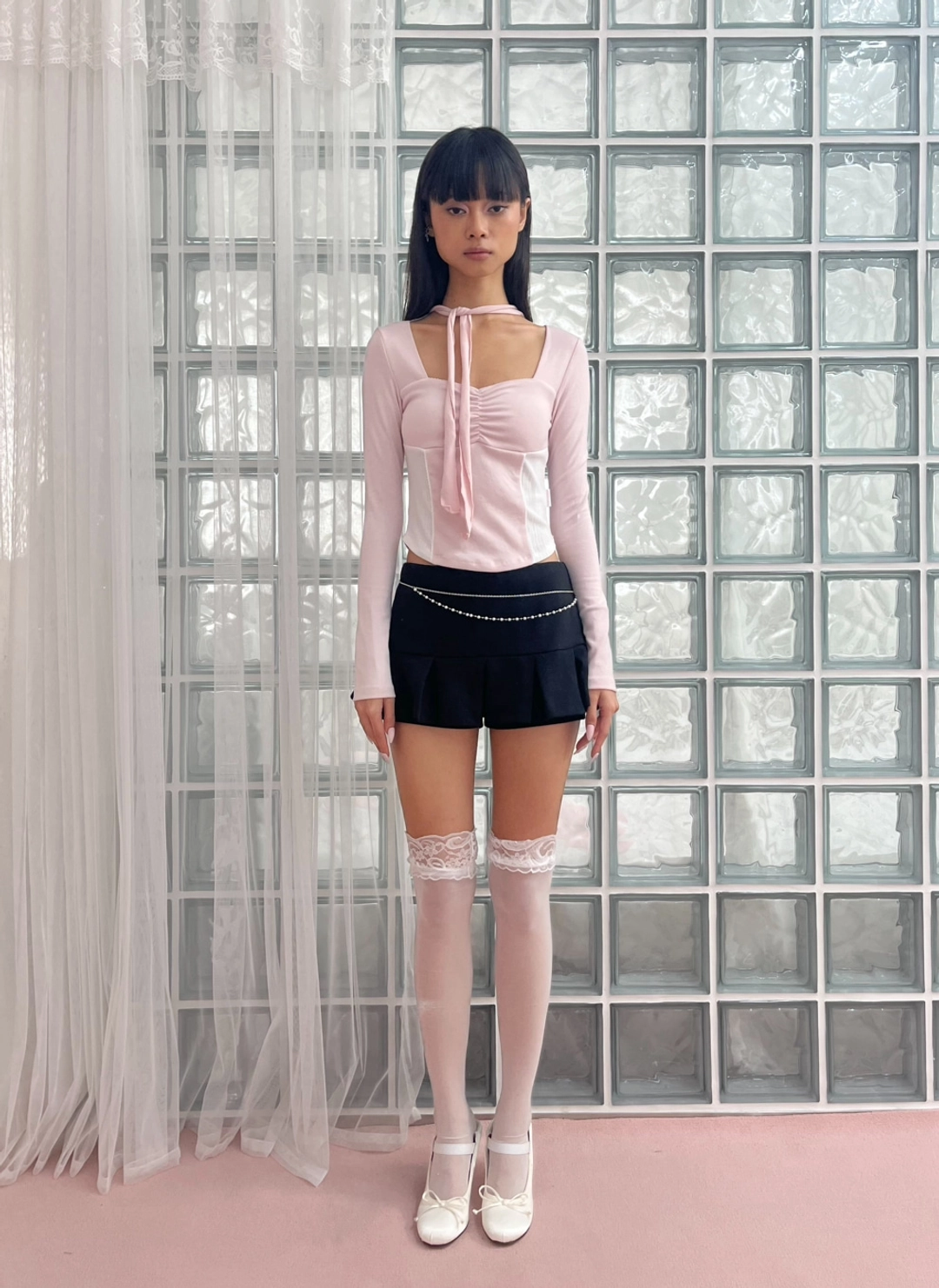 포어링 VALENTINE TIE-TOP [PINK] 상품 이미지 3