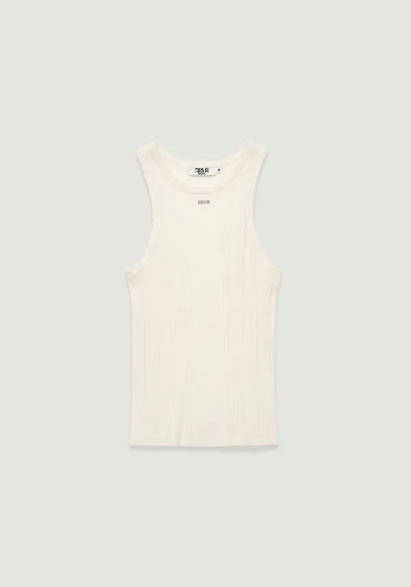 PETAL SLEEVELESS KNIT