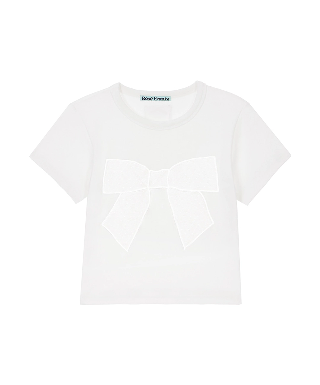 로제프란츠 Lace Ribbon T-shirt [White] 상품 이미지 3