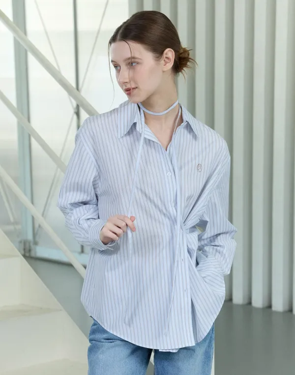 Three Way Multi Stripe Shirt - Blue