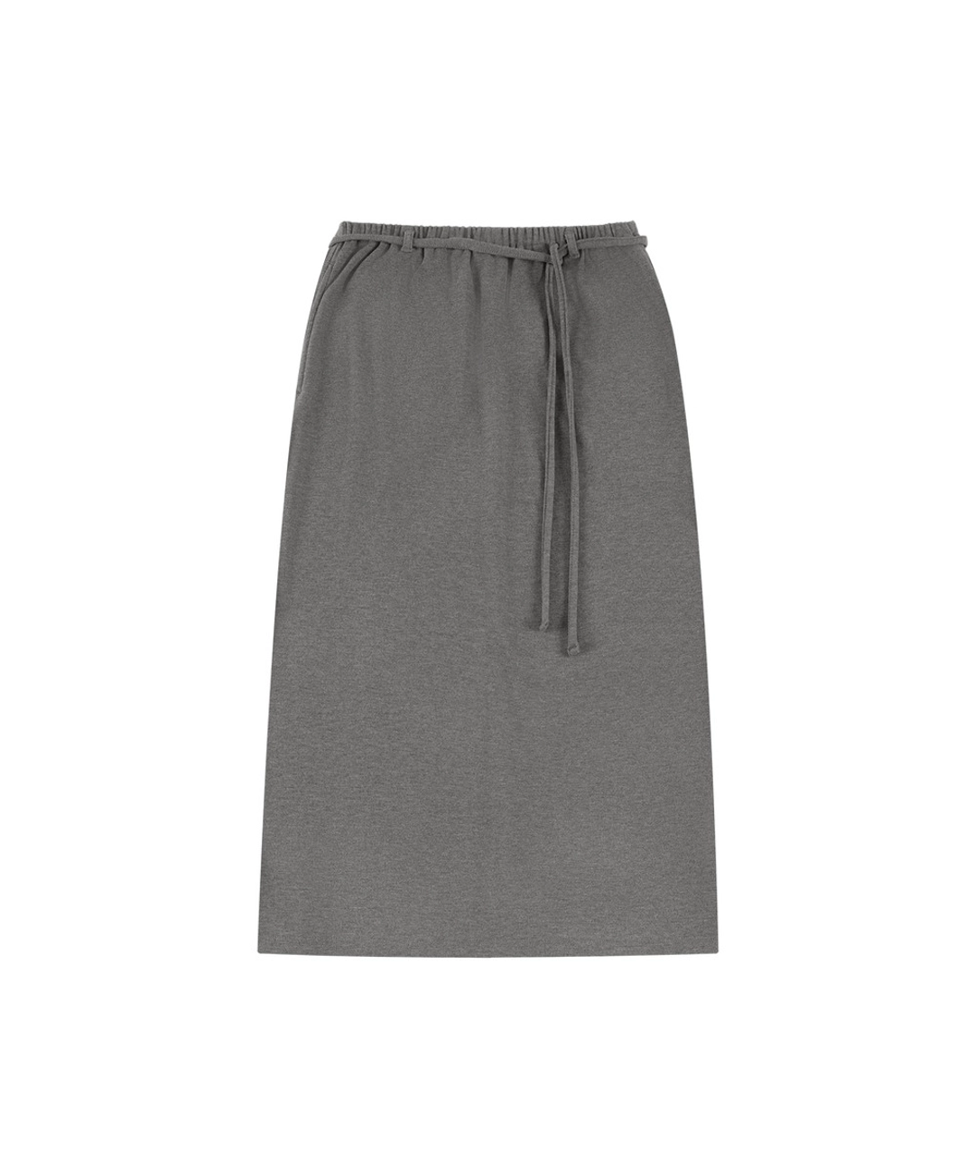 반원 아뜰리에 P3293 플러피 미디 스커트_Melange gray 상품 이미지 1