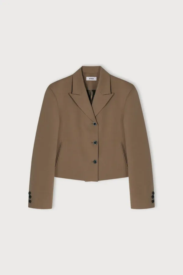 CURVE CROP JACKET