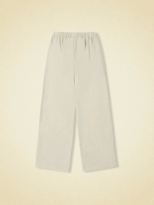 base pants - oat beige