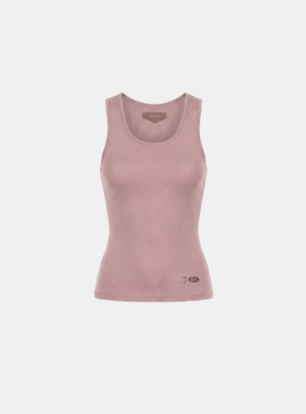 [w-tnk26-016] BS Cotton Jersey Classic Tank - Pink