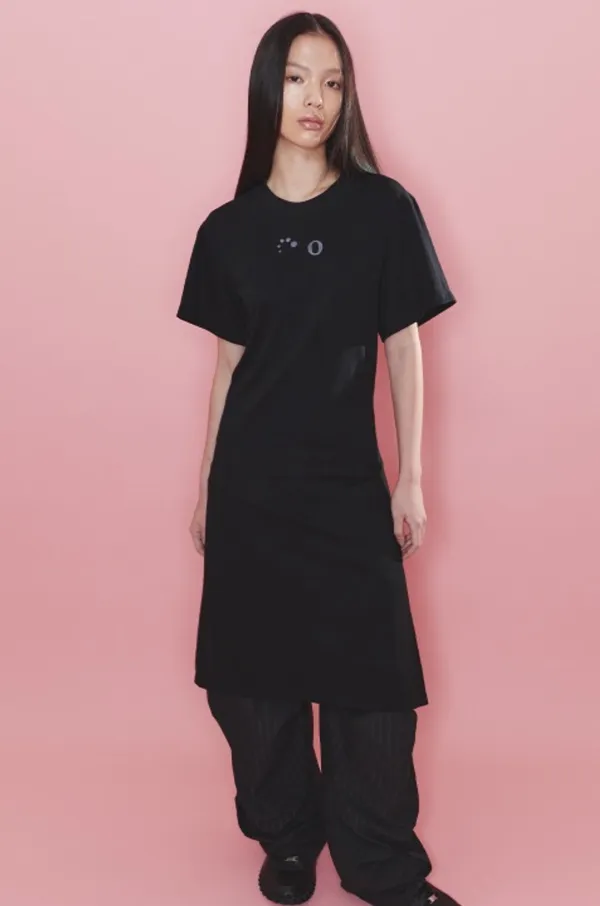 Flared T-Shirt Dress,Silence