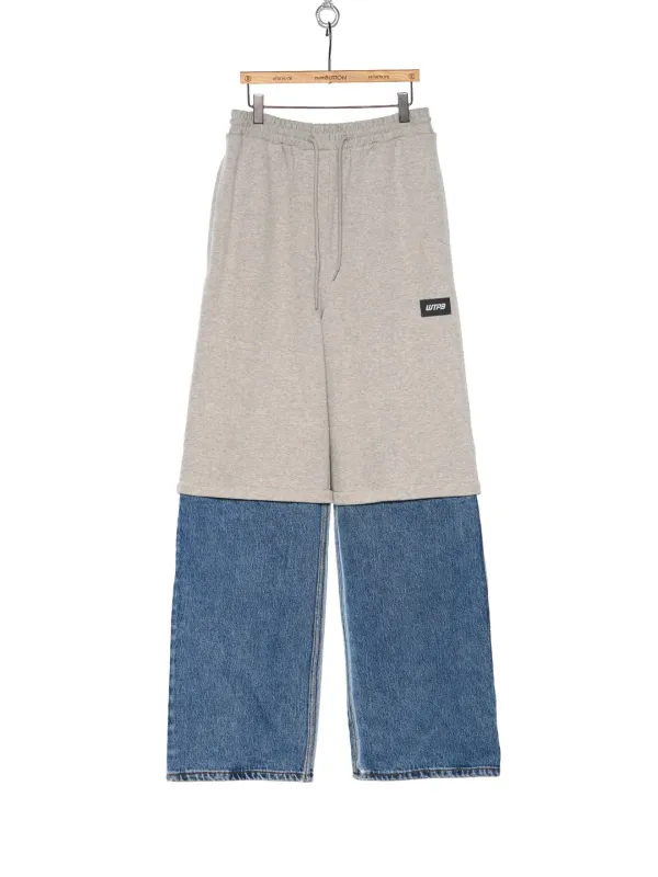 PS25 BLUE SHORTS LAYERED JEANS