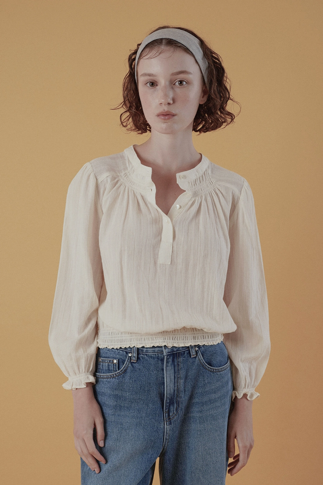 위드아웃썸머 Cream puff blouse 상품 이미지 2