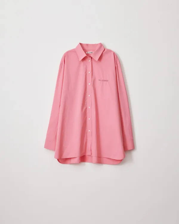 BASIC PAJAMA SHIRT_PINK
